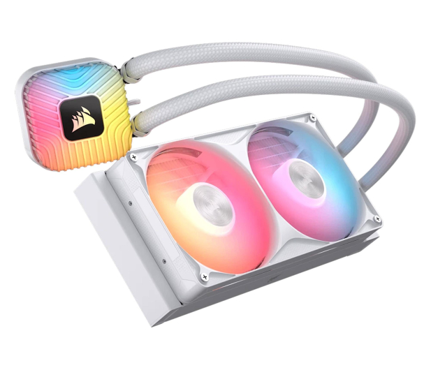 Corsair NAUTILUS 240 RS ARGB 2x120mm White - 1603094 - zdjęcie 2
